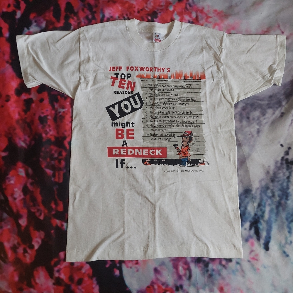 '96 Vintage Redneck Club Red Shirt